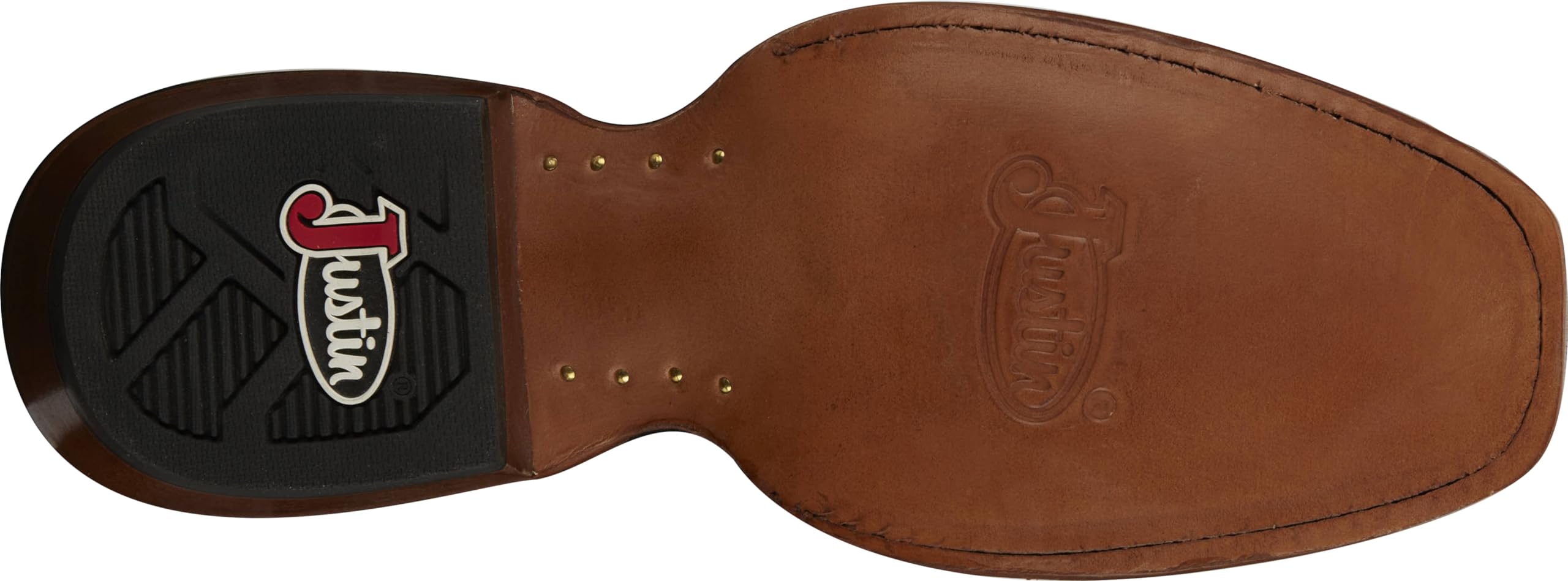 Justin Annie Up 13" Medium Square Toe Western Boot for Women - Goat Leather Western Boots with Suede Vamps & Ortholite Insole - Image 6