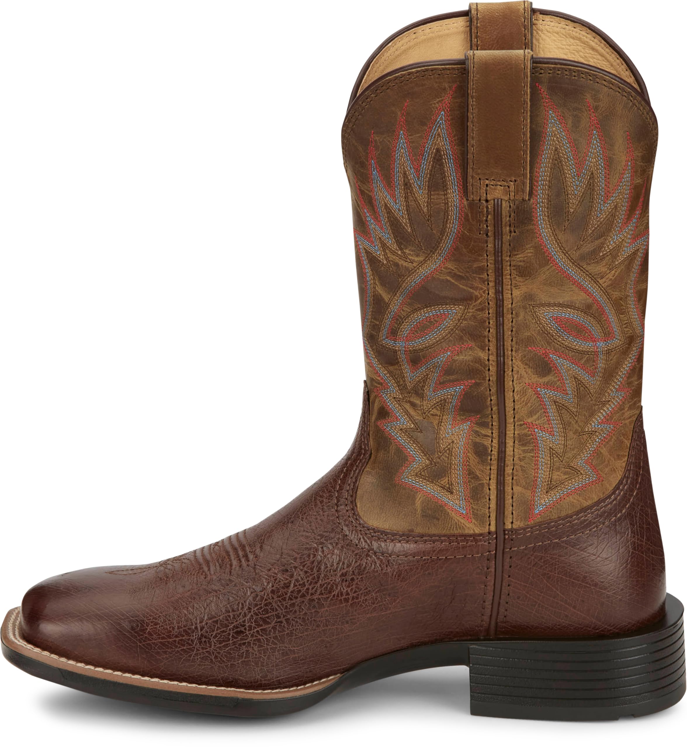 Justin Conroe Men's Boots - Durable Leather, Western Style, Comfortable Fit, Slip-Resistant Sole, Ideal for Outdoor Adventures - Image 8
