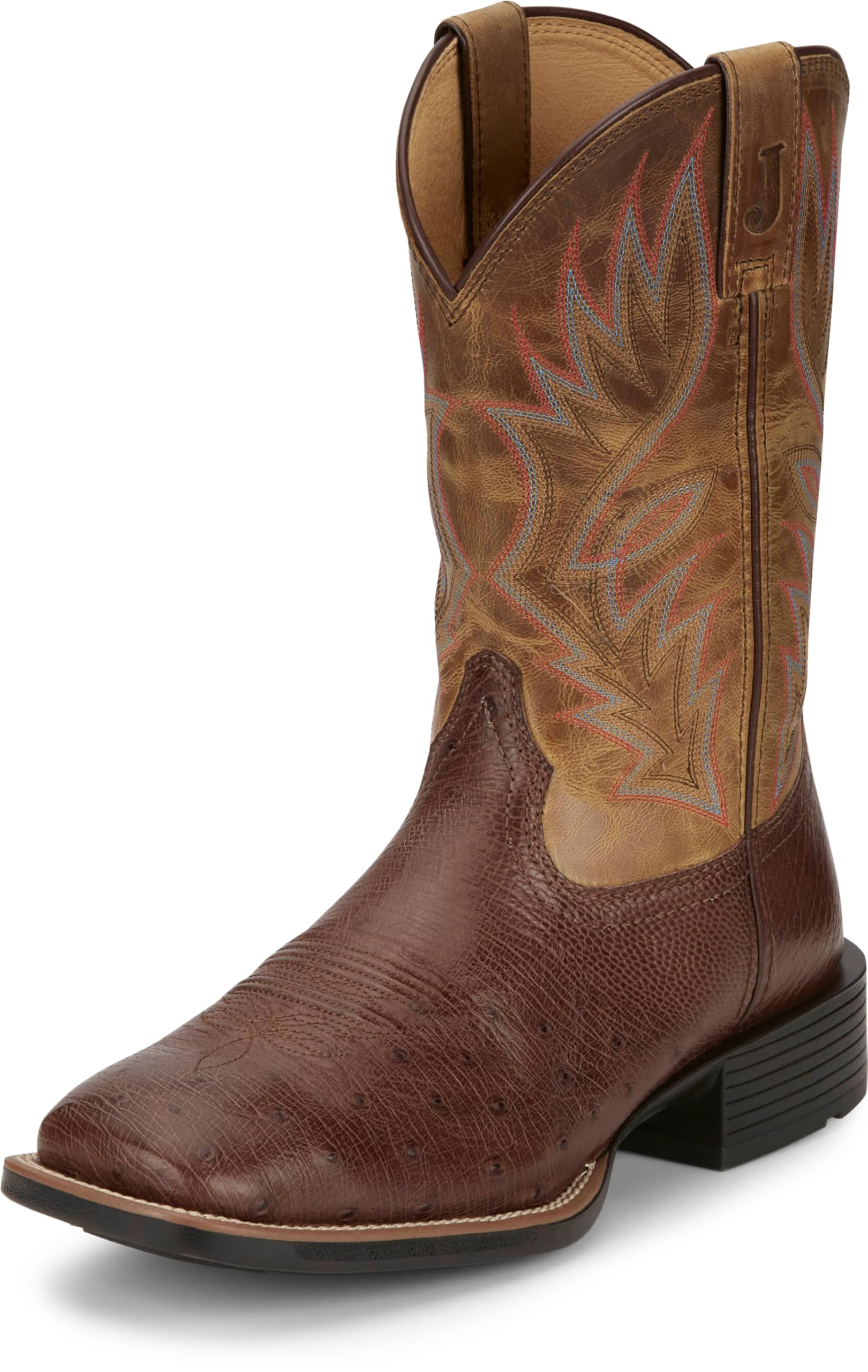 Justin Conroe Men's Boots - Durable Leather, Western Style, Comfortable Fit, Slip-Resistant Sole, Ideal for Outdoor Adventures - Image 9