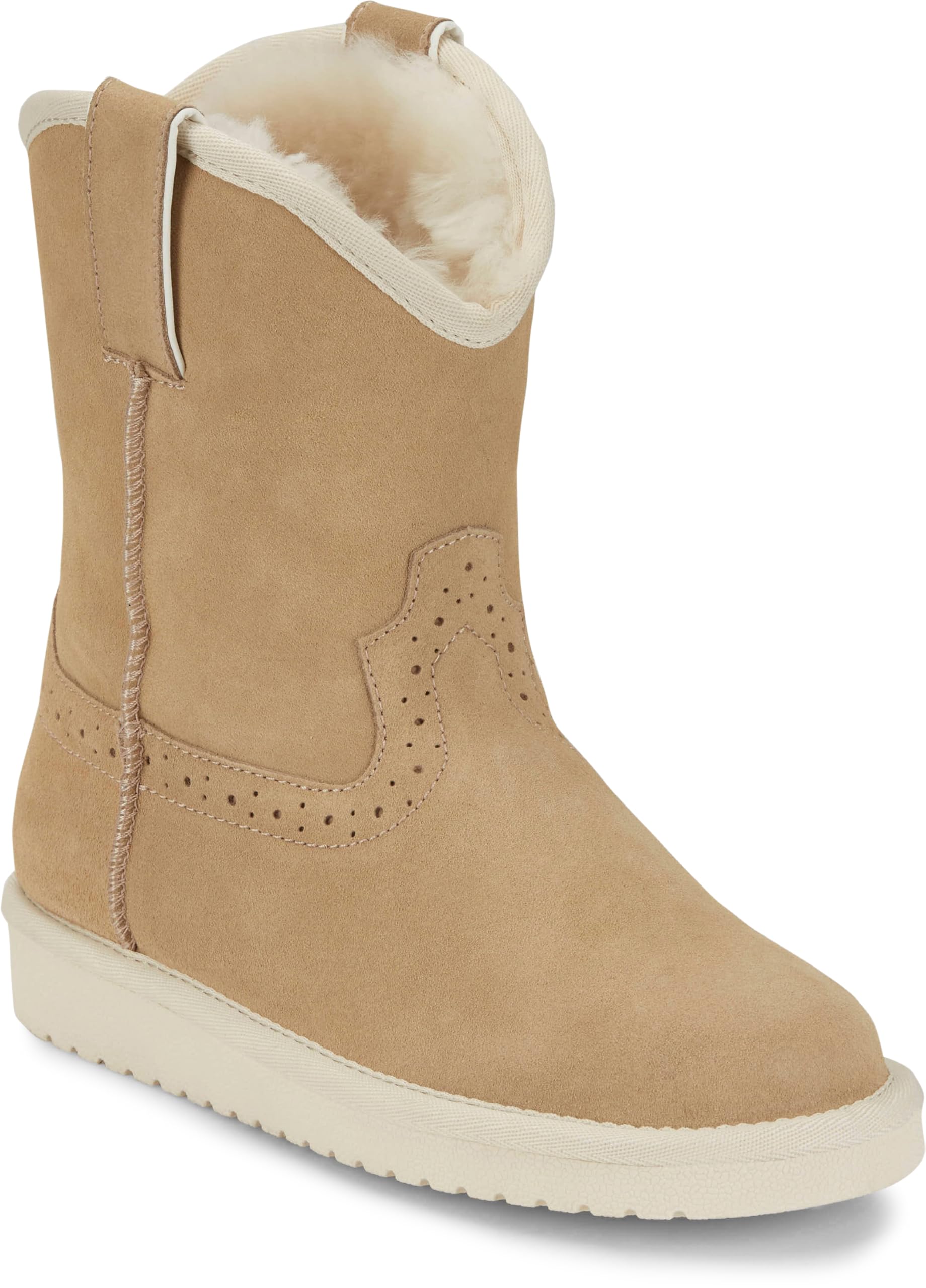 Justin Heidi 8" Suede Shearling Women's Boot, Industrial-and-Construction Boots, Durable, Comfortable, Stylish Footwear - Image 3