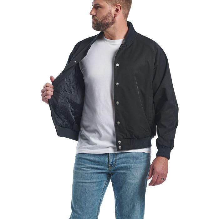 Justin J-1298 OKC Team Jacket - Stylish Bomber Jacket for Men, Iconic Logo, 100% Polyester, Urban Flair, 2 Pockets - Image 3