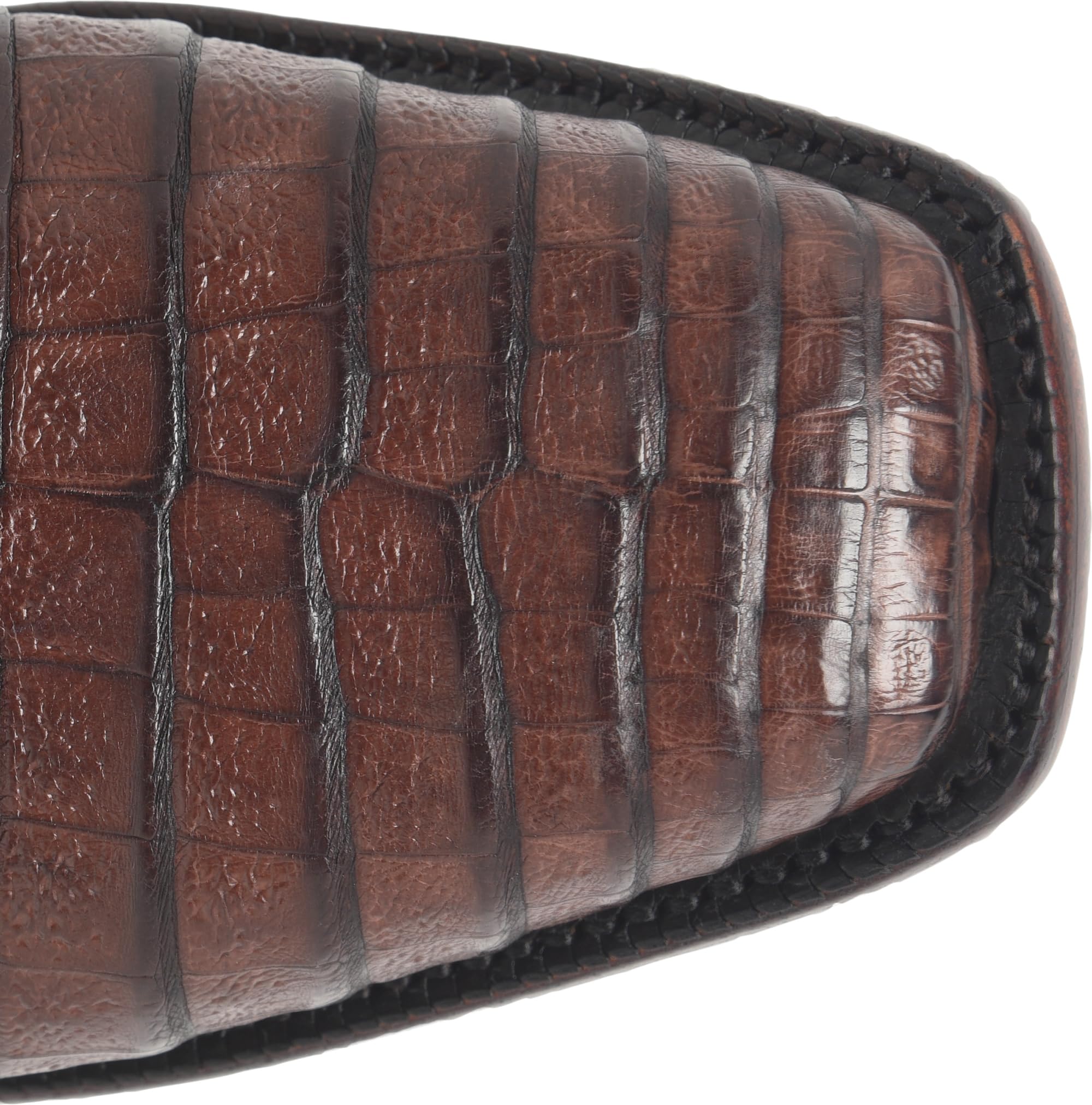 Justin Panama 12" Caiman Cowboy for Men, Exotic Leather Western Footwear, Durable Design, Stylish and Comfortable Western Boots - Image 4