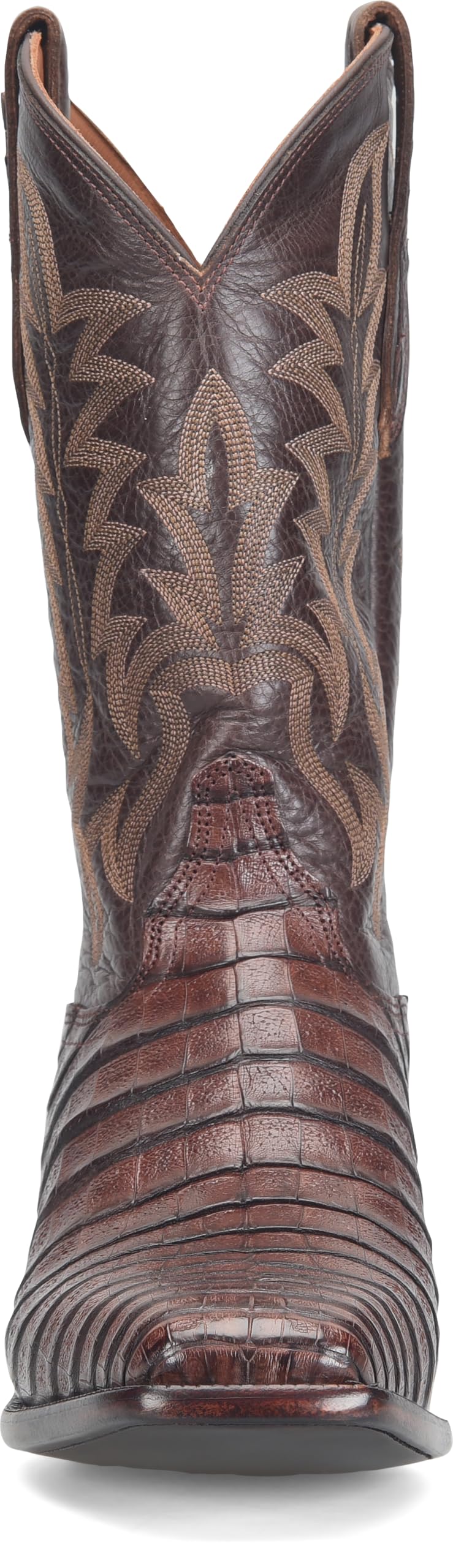 Justin Panama 12" Caiman Cowboy for Men, Exotic Leather Western Footwear, Durable Design, Stylish and Comfortable Western Boots - Image 7