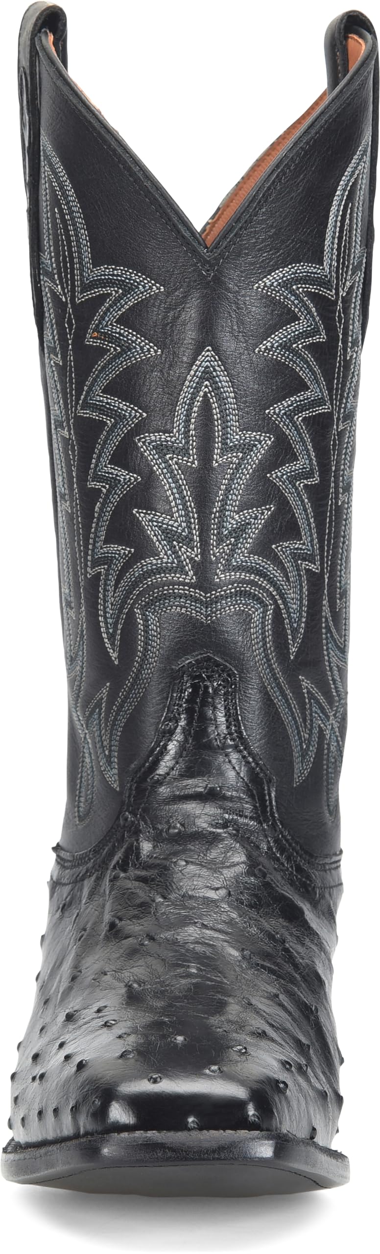Justin Rancher 12" Ostrich Cowboy Men's - Genuine Leather, Exotic Style, Durable Construction, Classic Design Western Boots - Image 7