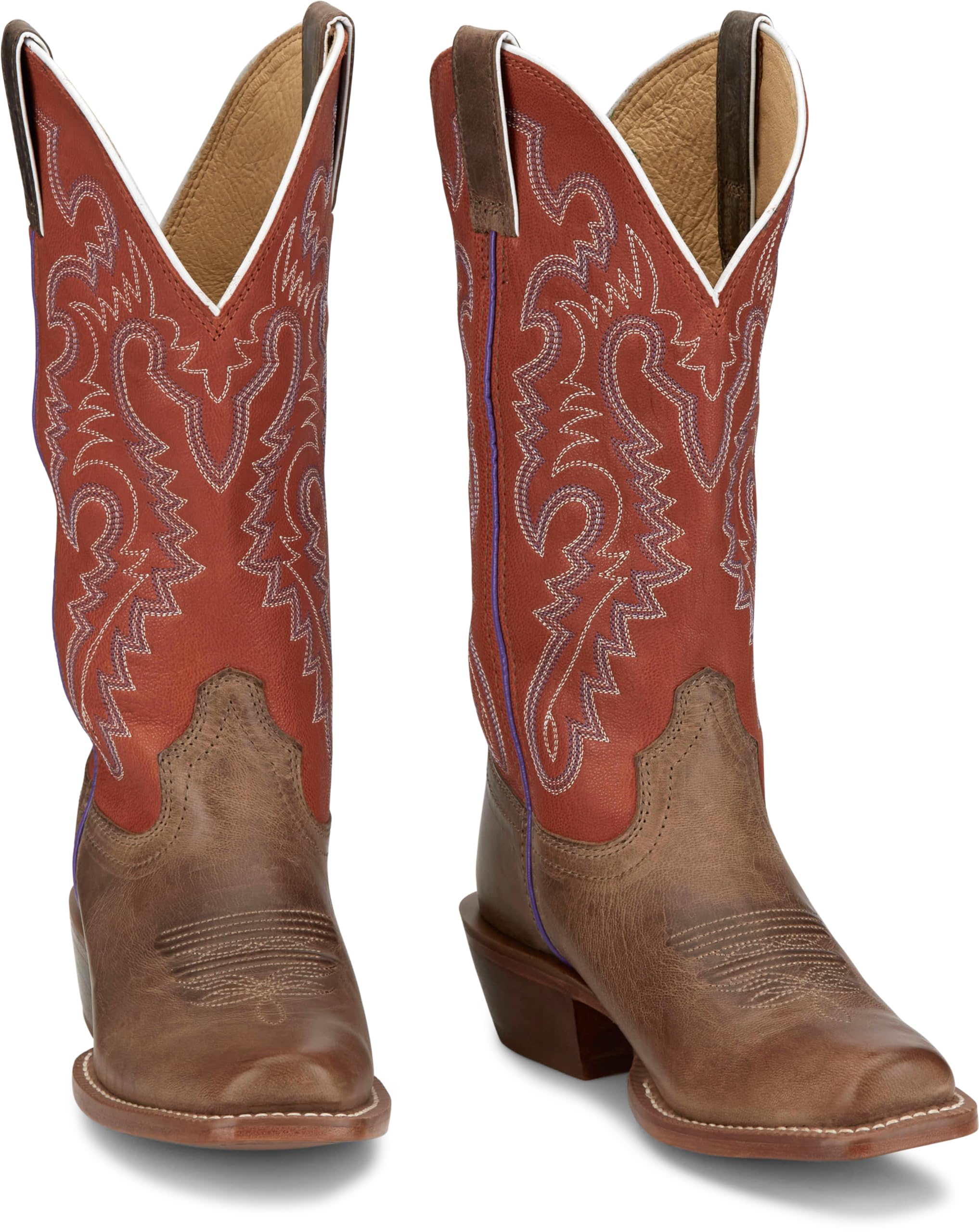 Justin Women's Breaking News 13" Medium Square Toe Western Boot - Image 7